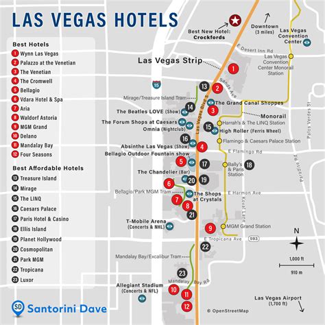 list of las vegas strip hotels